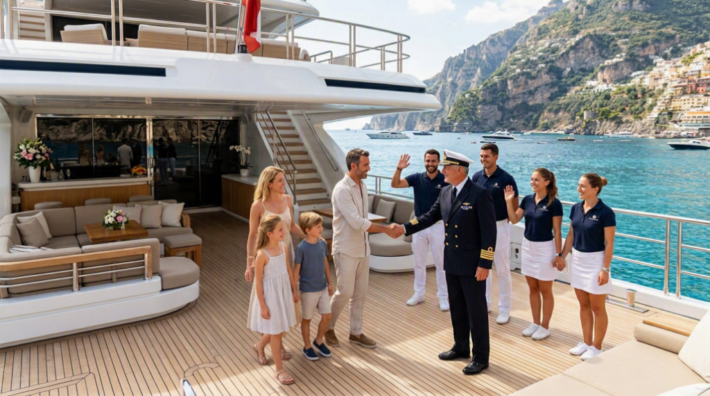 Private Super Mega-Yacht Captain and Crew