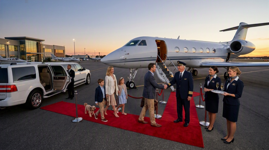 Personal Pilot and Flight Attendants